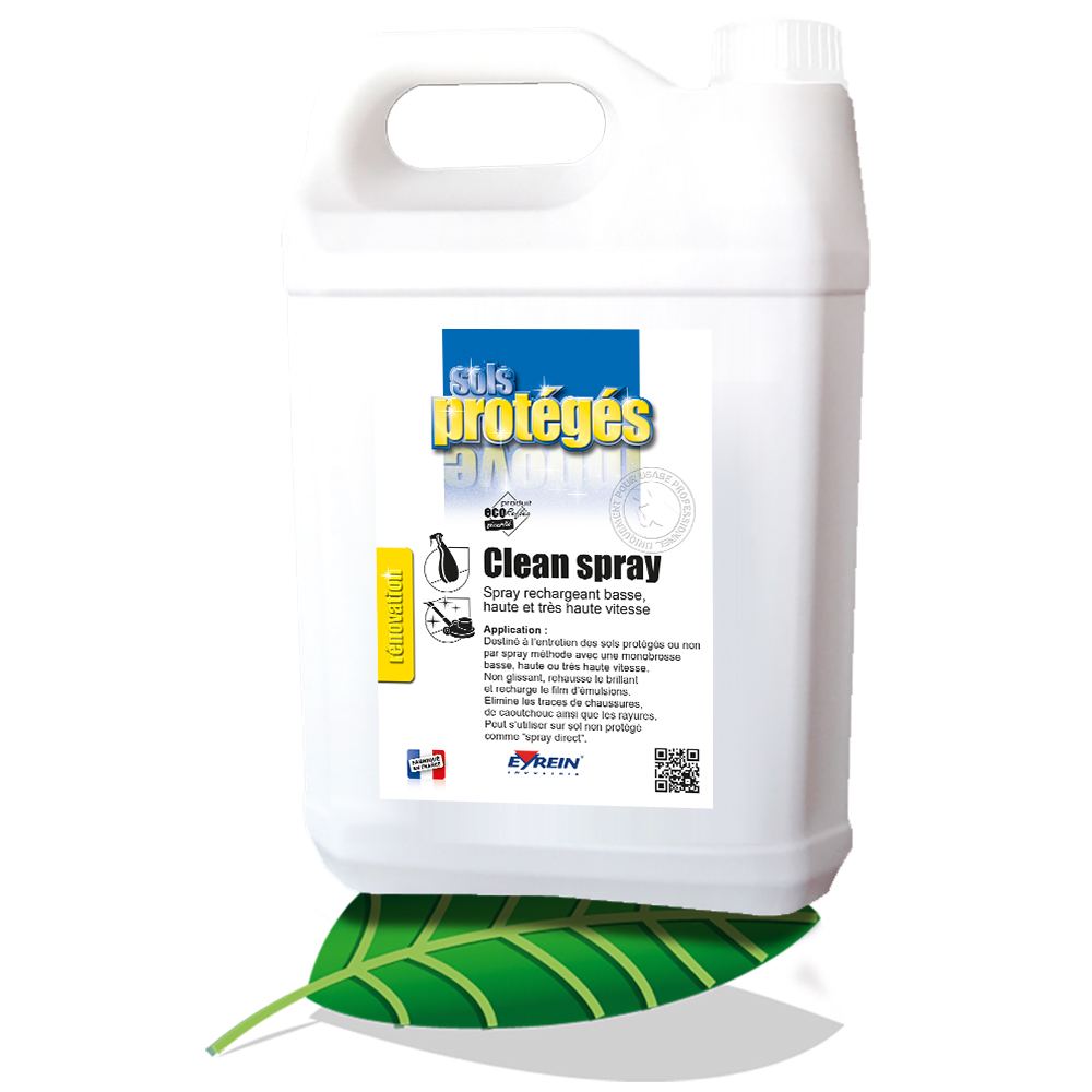 CLEAN SPRAY Bidon 5L | Sols protégés